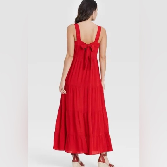 Knox Rose, red maxi dress NWT - Picture 5 of 5